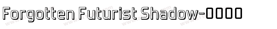 Forgotten Futurist Shadow字体转换